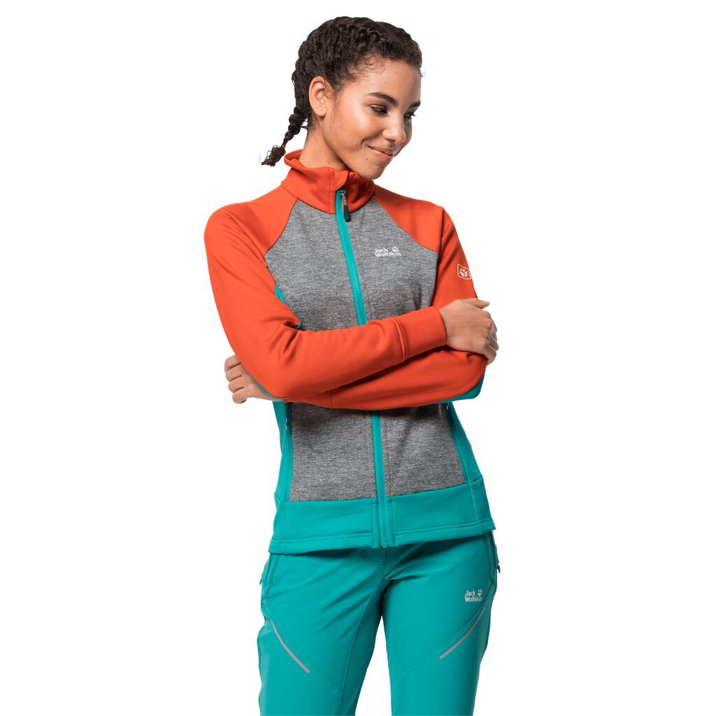 Jack Wolfskin SKY PEAK Női Sport Kabát Piros - LCQRYA-695